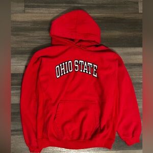 Ohio State red hoodie